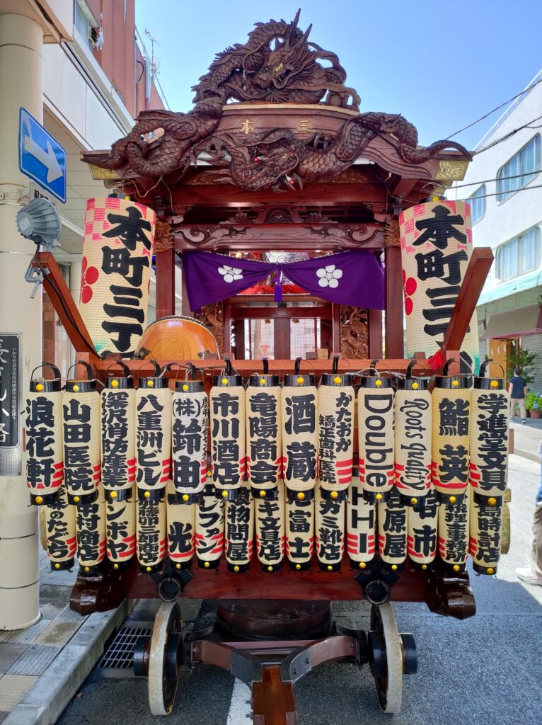 吉原祇園祭　山車